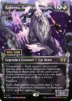 Kaheera, the Orphanguard (MUL-177Z) - rare: (Showcase) (Borderless) - Foil