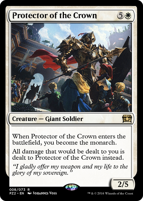Protector of the Crown (PZ2-008) - rare - Foil