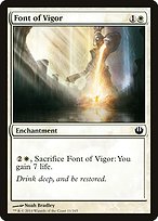 Font of Vigor (JOU-011) - common - Foil