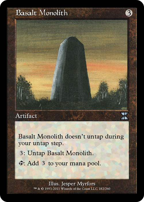 Basalt Monolith (ME4-182) - uncommon - Foil