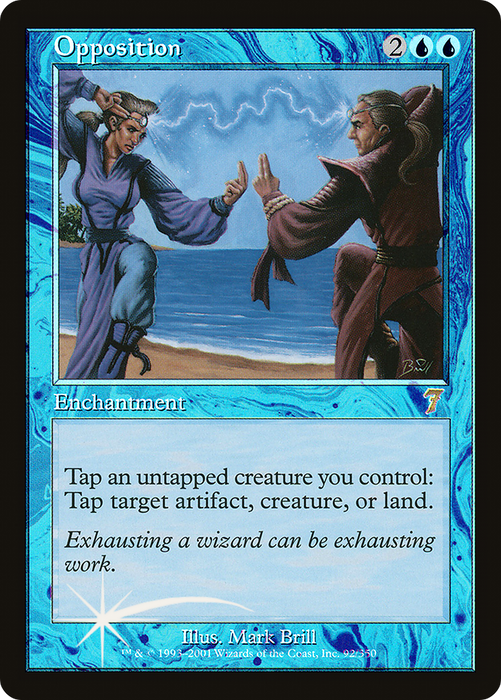 Opposition (7ED-92★) - rare - Foil