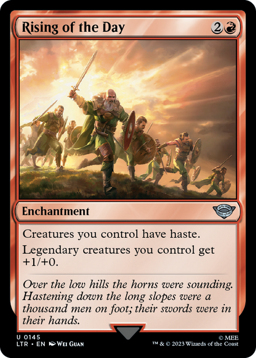 Rising of the Day (LTR-145) - uncommon - Foil