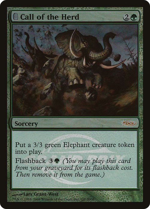 Call of the Herd (GPP-2008) - rare: (tombstone) - Foil