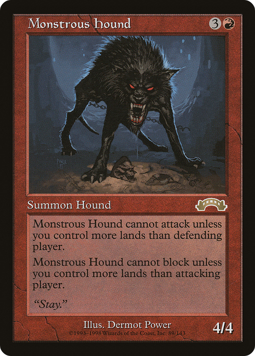 Monstrous Hound (EXO-089) - rare