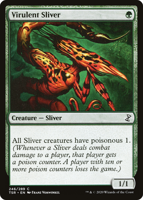 Virulent Sliver (TSR-246) - common - Foil