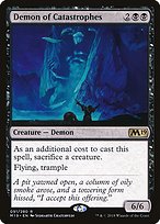 Demon of Catastrophes (M19-091) - rare - Foil
