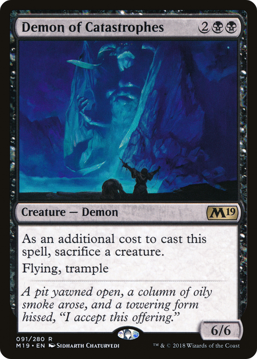 Demon of Catastrophes (M19-091) - rare