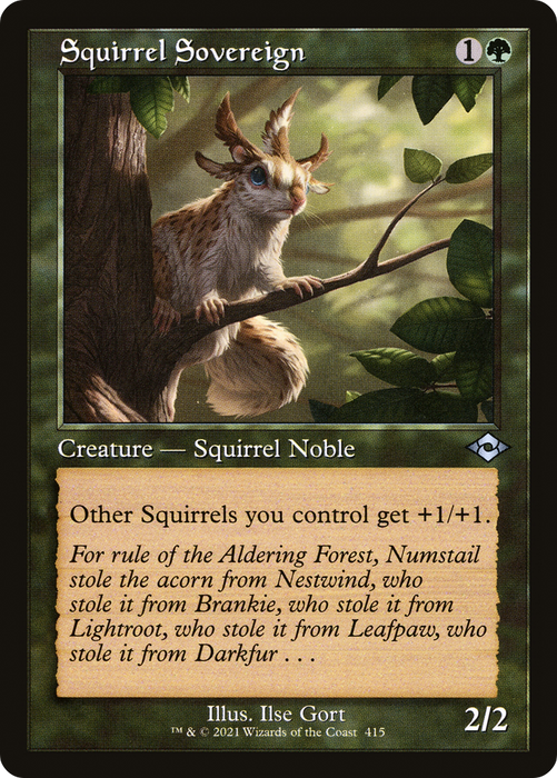 Squirrel Sovereign (MH2-415) - uncommon