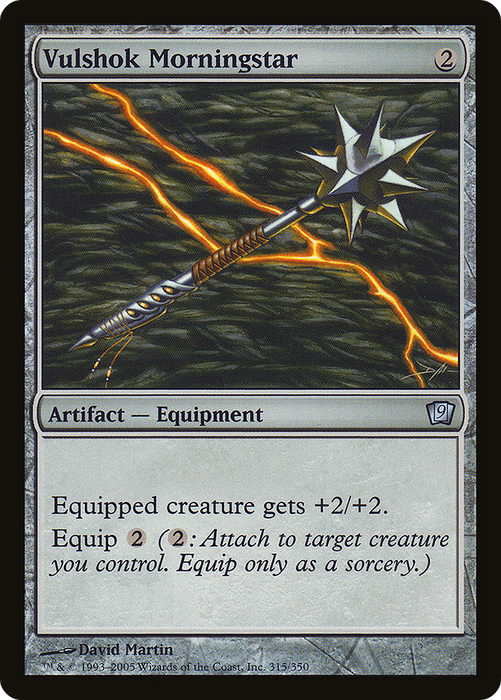 Vulshok Morningstar (9ED-315★) - uncommon - Foil