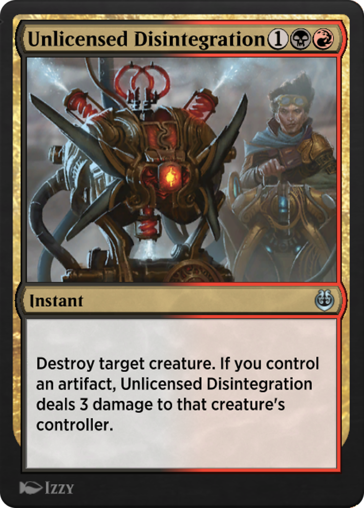 Unlicensed Disintegration (KLR-211) - uncommon