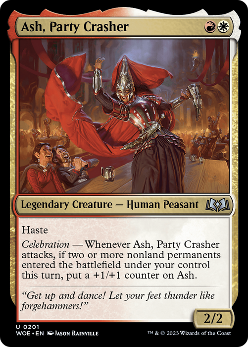 Ash, Party Crasher (WOE-201) - uncommon - Foil