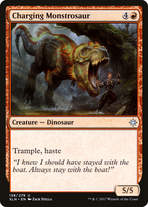 Charging Monstrosaur (XLN-138) - uncommon - Foil