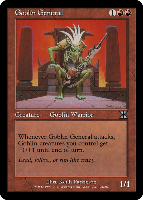 Goblin General (ME4-121) - uncommon - Foil