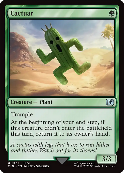 Cactuar (FIN-177) - uncommon - Foil