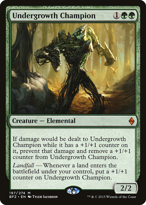 Undergrowth Champion (BFZ-197) - mythic - Foil
