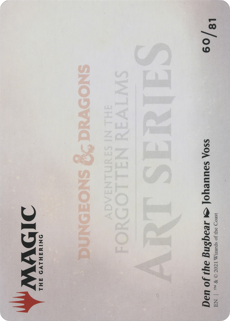 Den of the Bugbear // Den of the Bugbear (AAFR-060) - common (Borderless) - Foil