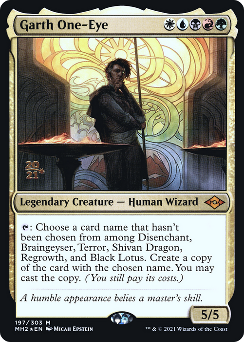 Garth One-Eye (PRE-197S) - mythic - Foil