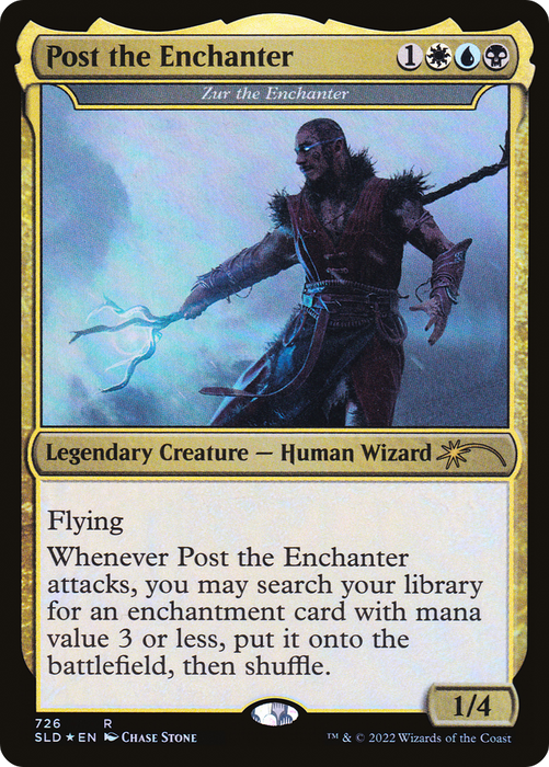 Zur the Enchanter (SLD-726) - rare / Post the Enchanter - Foil