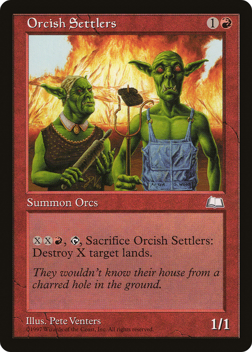 Orcish Settlers (WTH-112) - uncommon