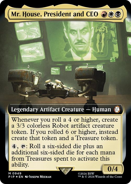 Mr. House, President and CEO (PIP-949) - mythic: (Extended Art) - Foil