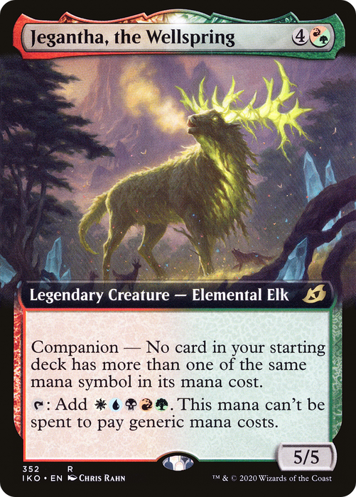 Jegantha, the Wellspring (IKO-352) - rare: (companion, Extended Art)