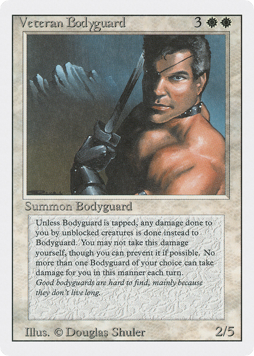 Veteran Bodyguard (3ED-042) - rare