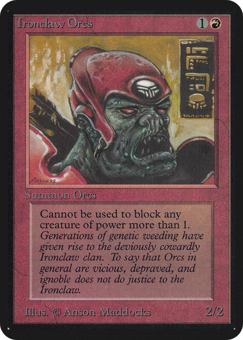 Ironclaw Orcs (LEA-159) - common