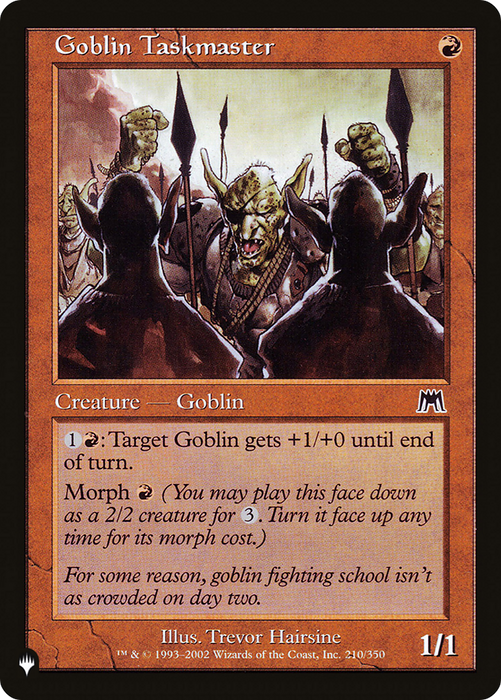 Goblin Taskmaster (LIST-ONS-210) - common