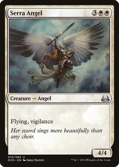Serra Angel (DD3-010) - uncommon