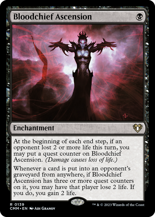 Bloodchief Ascension (CMM-139) - rare - Foil
