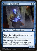 Sage's Row Savant (RNA-049) - common - Foil