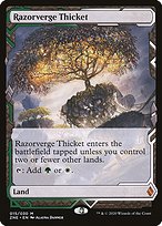 Razorverge Thicket (ZNE-015) - mythic - Foil