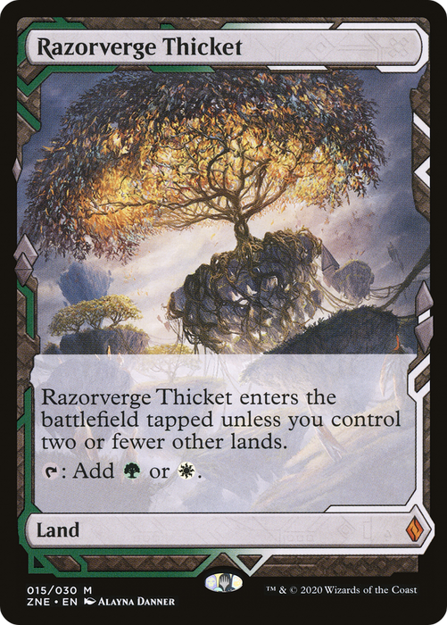 Razorverge Thicket (ZNE-015) - mythic - Foil
