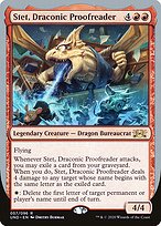Stet, Draconic Proofreader (UND-057) - rare