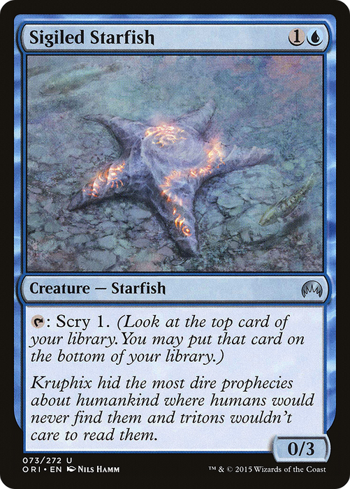 Sigiled Starfish (ORI-073) - uncommon - Foil