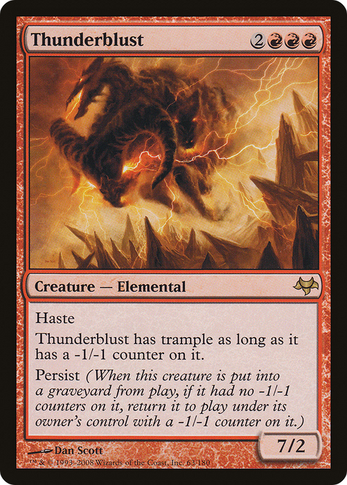 Thunderblust (EVE-063) - rare - Foil