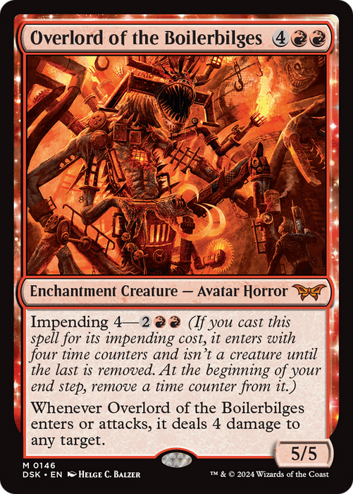 Overlord of the Boilerbilges (DSK-146) - mythic: (enchantment) - Foil