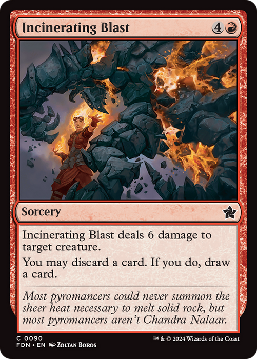 Incinerating Blast (FDN-090) - common