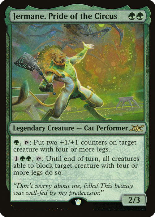 Jermane, Pride of the Circus (UNF-430) - rare - Foil