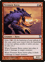 Firemaw Kavu (TSP-153) - uncommon - Foil