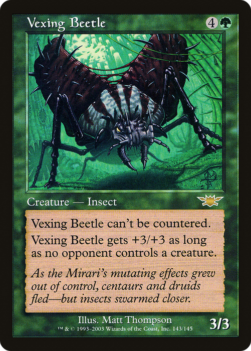 Vexing Beetle (LGN-143) - rare - Foil