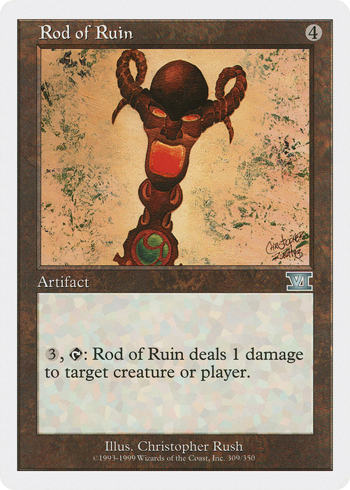 Rod of Ruin (6ED-309) - uncommon