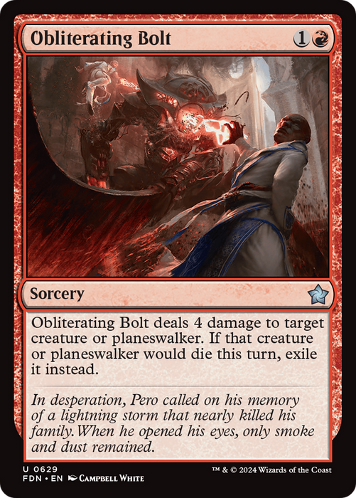 Obliterating Bolt (FDN-629) - uncommon