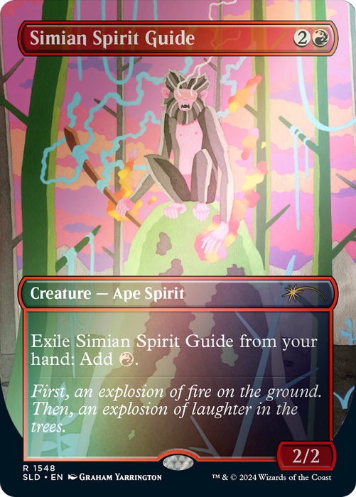 Simian Spirit Guide (SLD-1548★) - rare (Borderless) - Foil