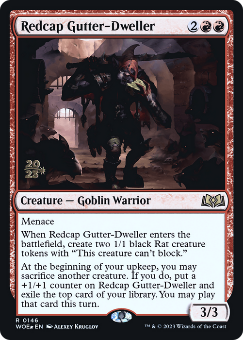 Redcap Gutter-Dweller (PRE-146S) - rare - Foil