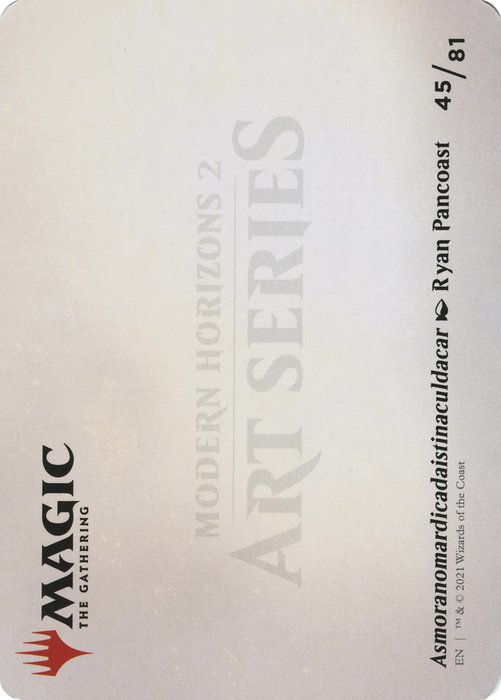 Asmoranomardicadaistinaculdacar // Asmoranomardicadaistinaculdacar (AMH2-045) - common (Borderless) - Foil