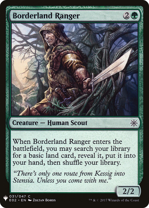 Borderland Ranger (LIST-E02-31) - common