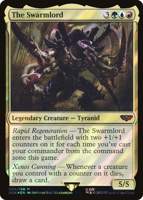 The Swarmlord (40K-004) - mythic - Foil