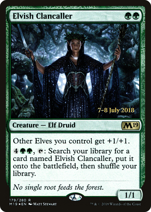 Elvish Clancaller (PRE-179S) - rare - Foil