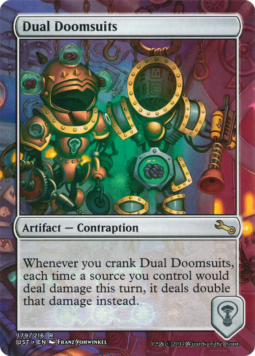 Dual Doomsuits (UST-179) - rare (Borderless) - Foil